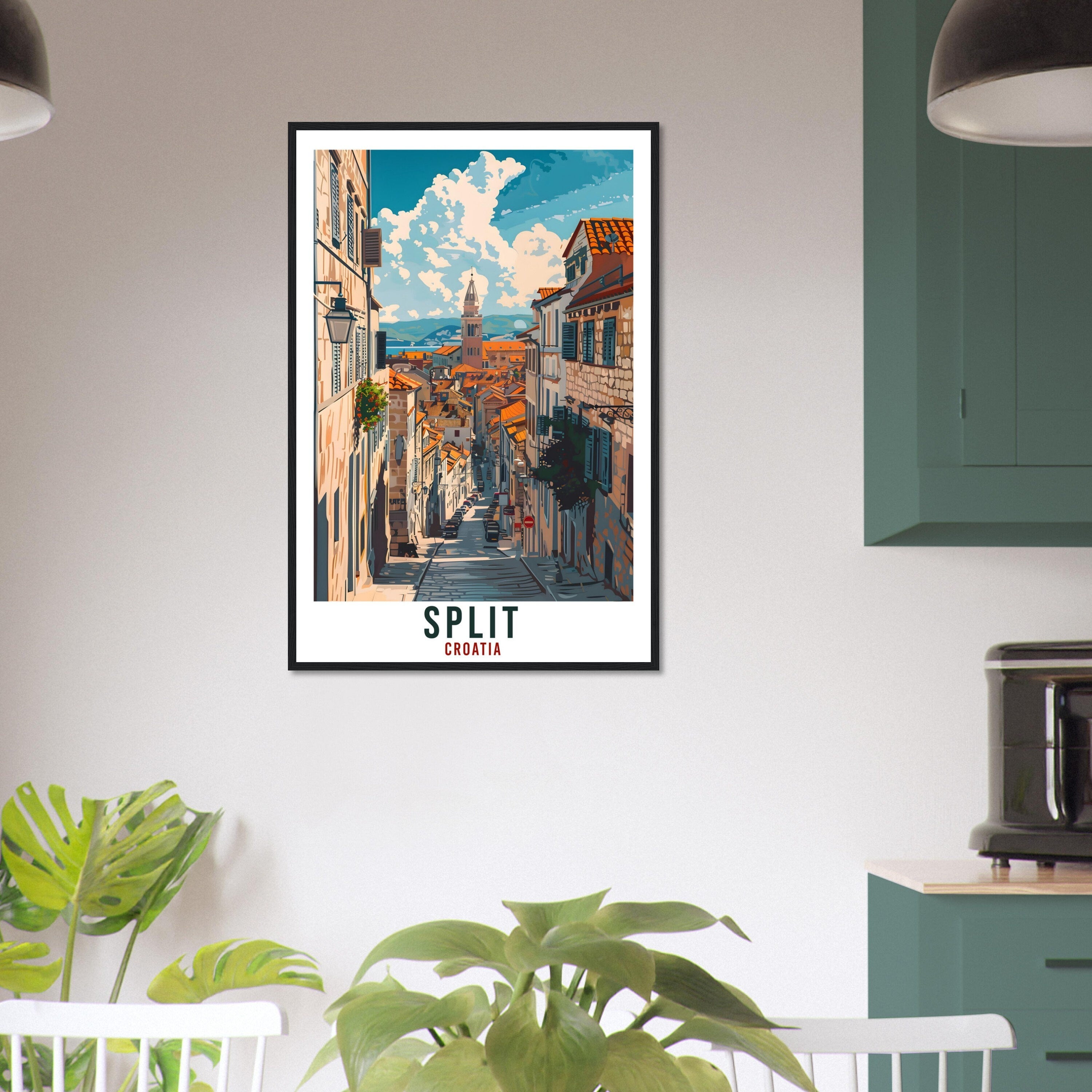 Split Travel Print Croatia Wall Art Wall Hanging Home Décor Split Gift Croatian Landmark Artwork Gift Split Croatia Holiday Travel Poster