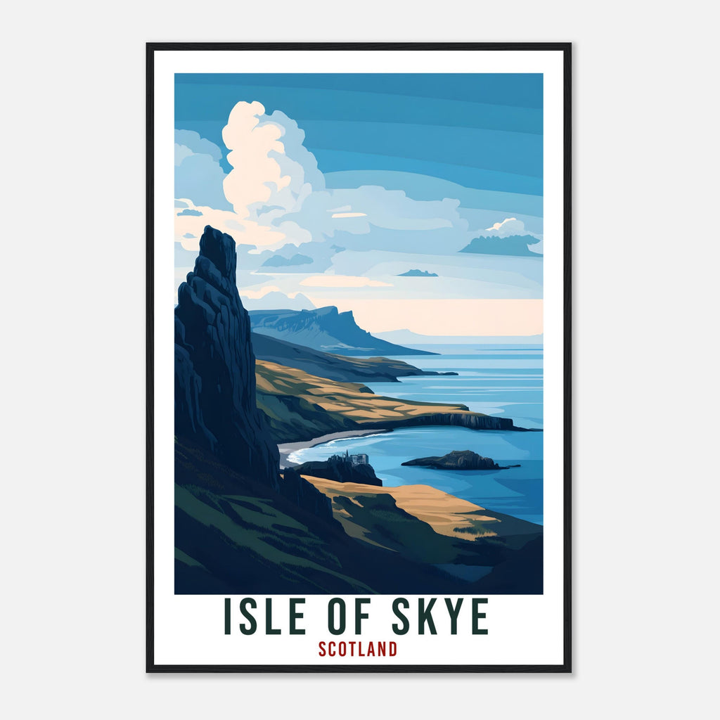 Isle Of Skye Travel Print Scotland Home Decor Isle Of Skye Wall Art Wall Hanging Art Lover Scotland Artwork Travel Poster Isle Of Skye Art