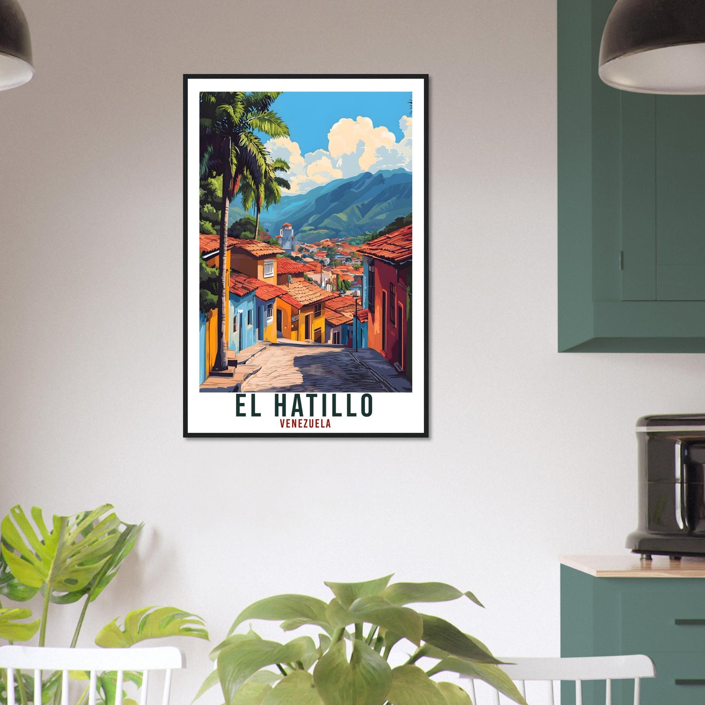 El Hatillo Travel Print Venezuela Home Decor Wall Art Gift Wall Hanging Art Lover El Hatillo Venezuelan Artwork Travel Poster Travel Gift