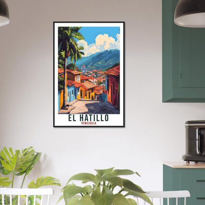 El Hatillo Travel Print Venezuela Home Decor Wall Art Gift Wall Hanging Art Lover El Hatillo Venezuelan Artwork Travel Poster Travel Gift