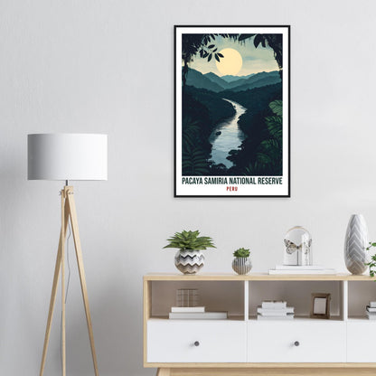 Pacaya Samiria National Reserve Travel Print Peru Decor Wall Art Gift Wall Hanging Art Lover Pacaya Samiria Peruvian Artwork Travel Poster