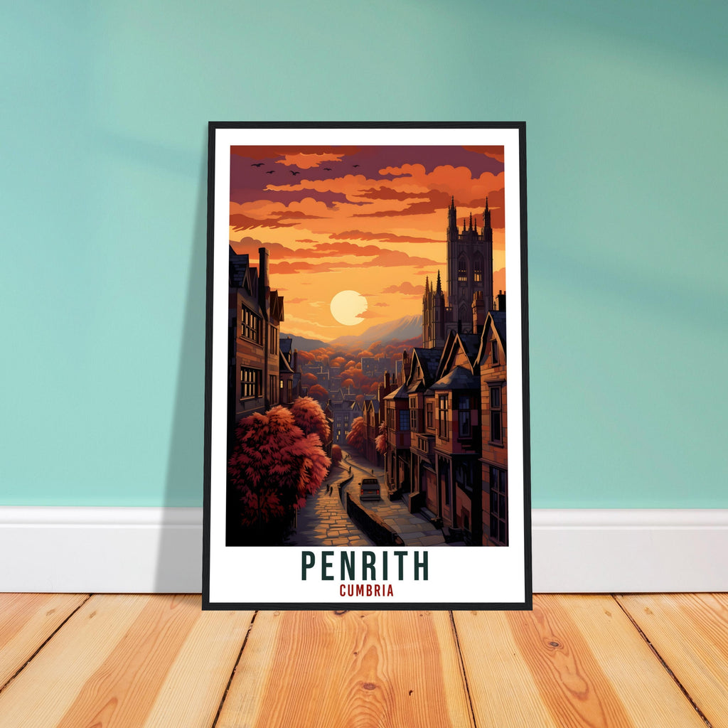 Penrith Travel Print English Wall Art Home Decor Wall Hanging Travel Art Gift Penrith Travel Poster Cumbria Artwork Art Lover Gift Penrith
