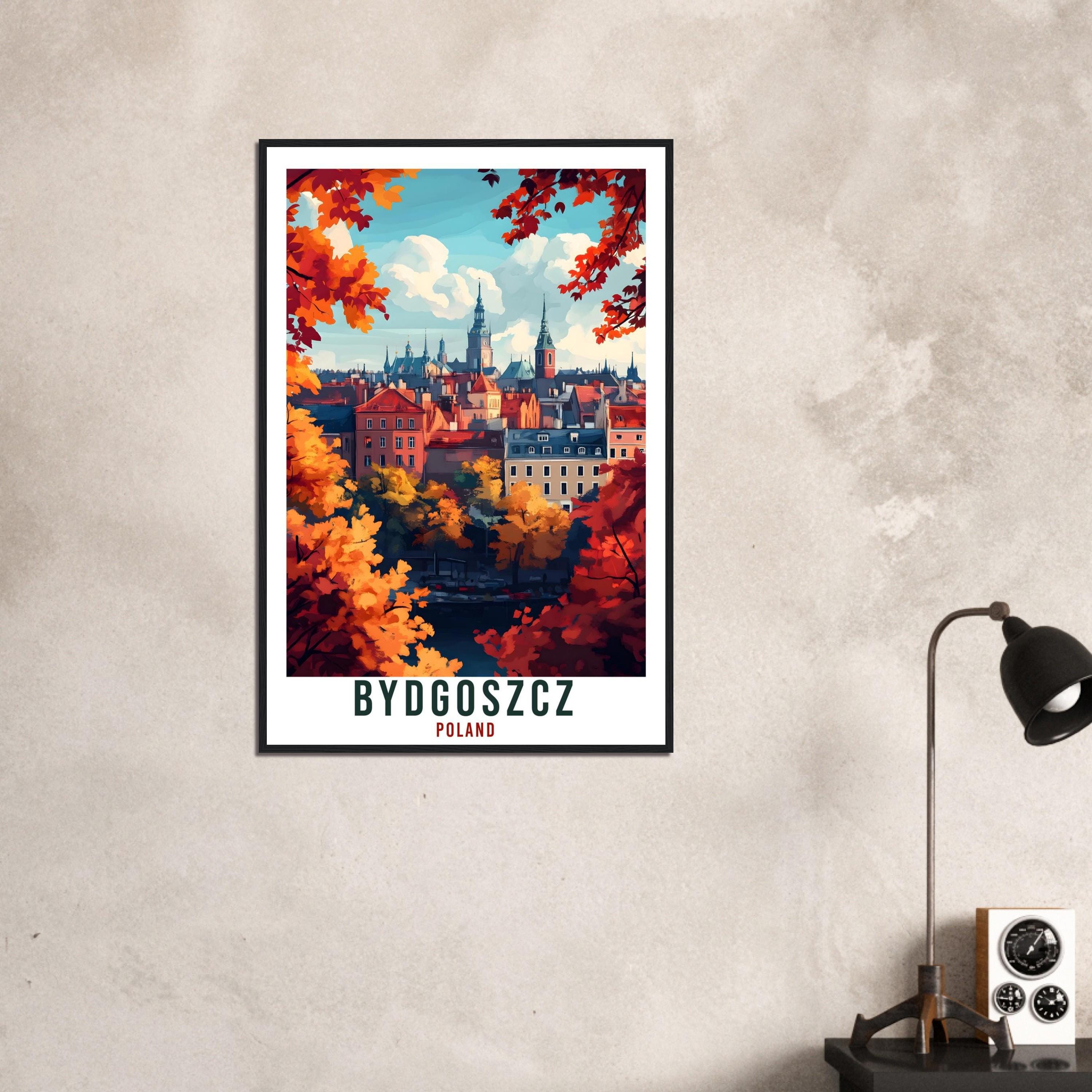 Bydgoszcz Travel Print Poland Home Decor Bydgoszcz Wall Art Gift Wall Hanging Art Lover Bydgoszcz Polish Artwork Travel Poster Poland Travel