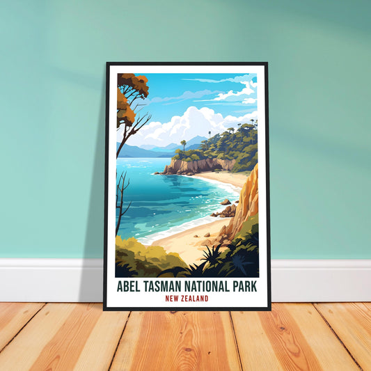 Abel Tasman National Park Travel Print Wall Art Abel Tasman New Zealand Art Gifts Abel Tasman Travel Poster New Zealand Art Lovers Gift