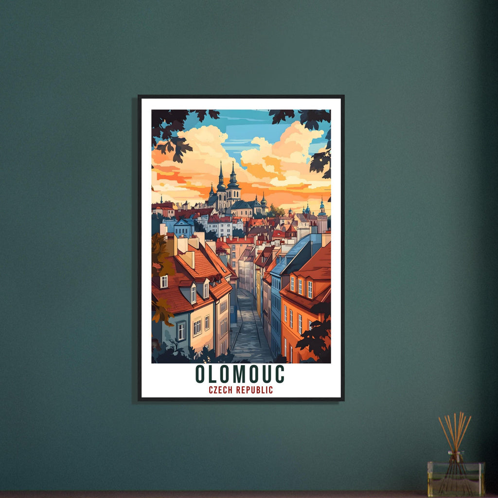 Olomouc Travel Print Czechia Home Decor Olomouc Wall Art Gift Wall Hanging Art Lover Olomouc Czech Republic Artwork Travel Poster Travel Art