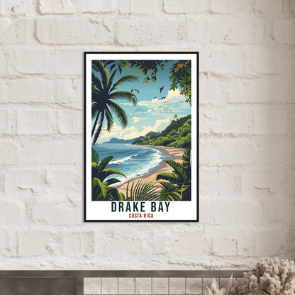 Drake Bay Costa Rica Travel Print Wall Art Wall Hanging Home Décor Drake Bay Gift Landmark Artwork Travel Art Costa Rica City Travel Poster