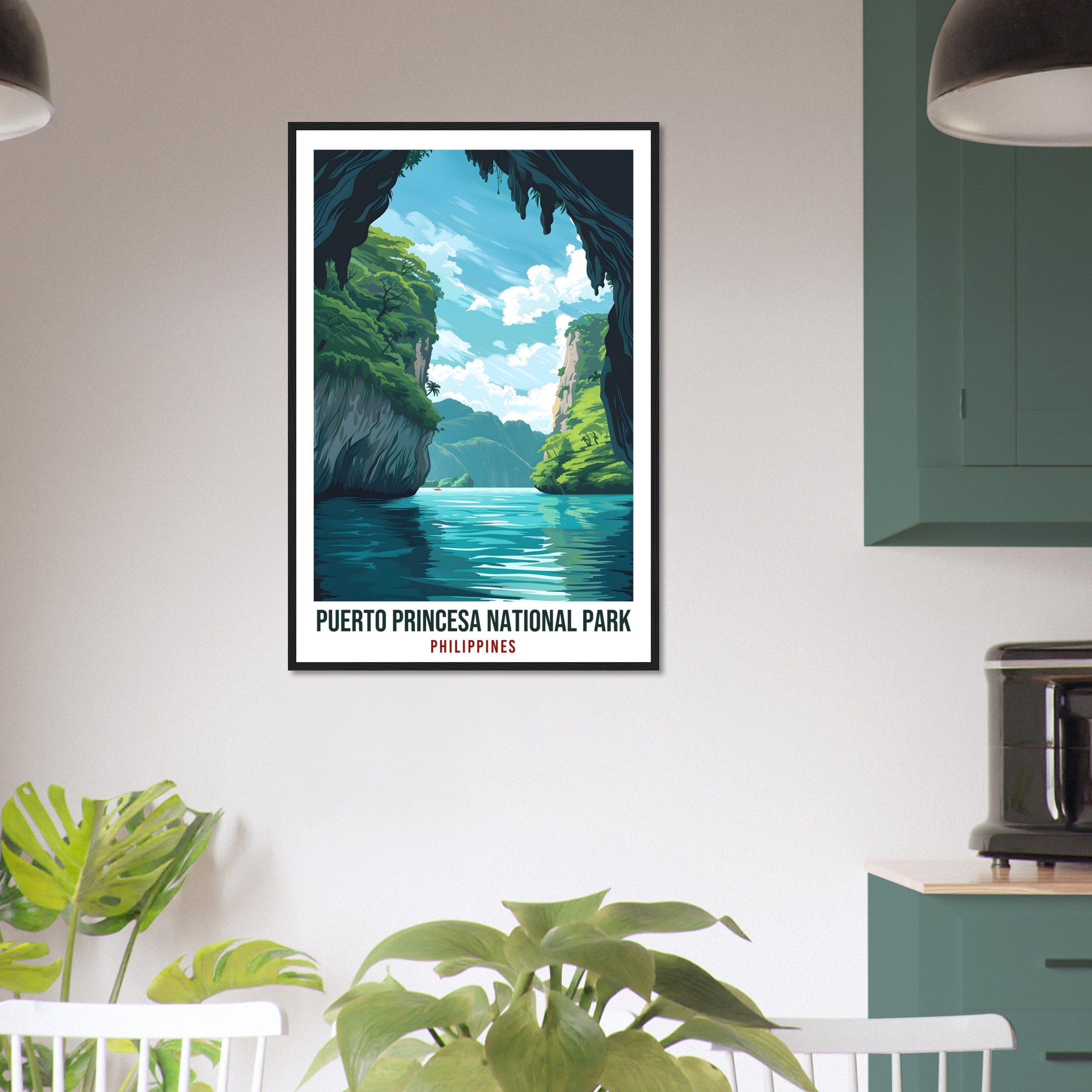 Puerto Princesa National Park Philippines Travel Print Wall Art Wall Hanging Décor Puerto Princesa Gift Artwork Travel Art Travel Poster