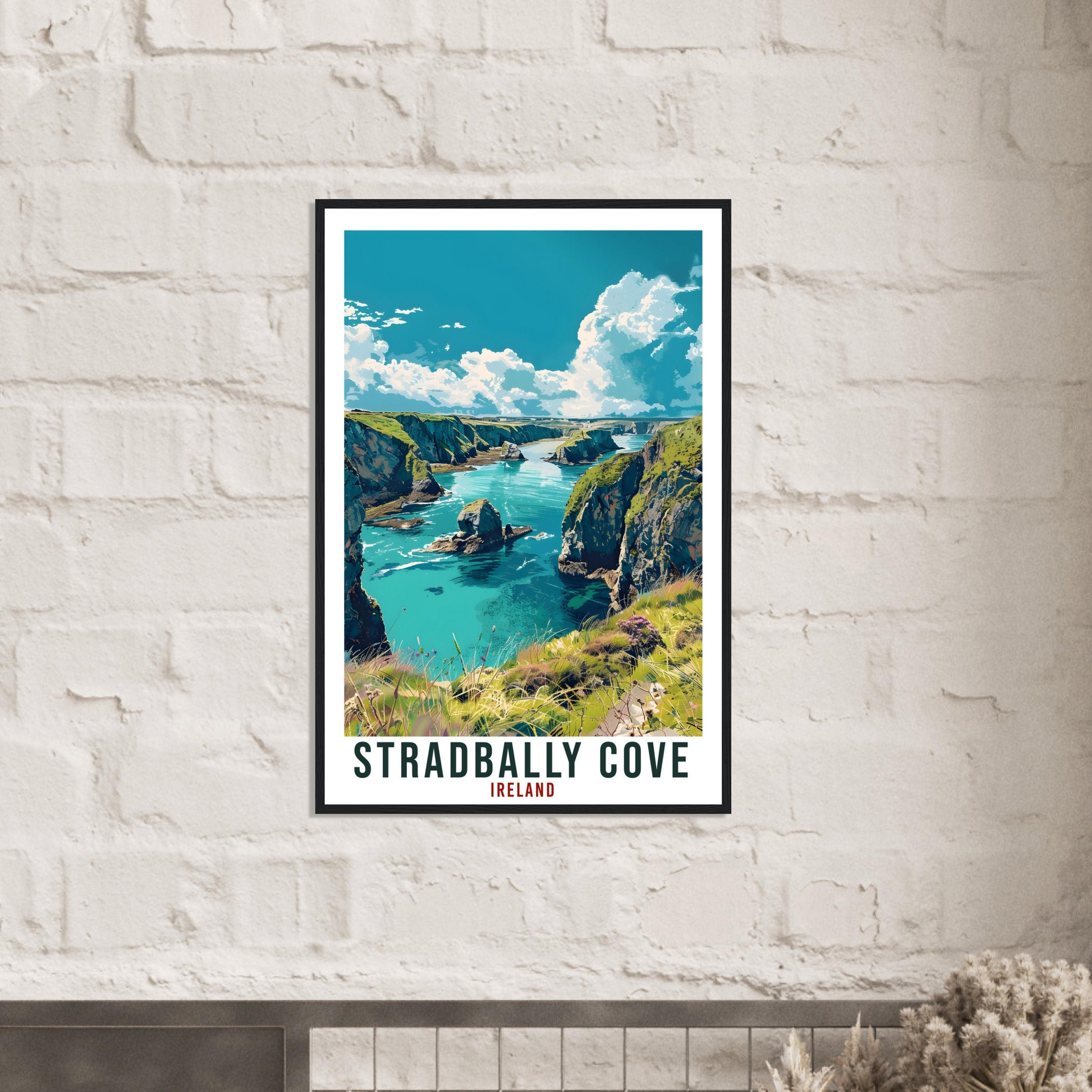 Stradbally Cove Travel Print Ireland Wall Art Wall Hanging Décor Stradbally Cove Gift Art Lover Waterford Artwork Gift Ireland Travel Poster