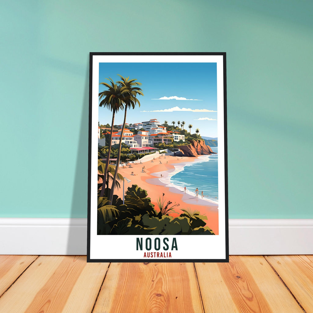 Noosa Travel Poster Wall Art Noosa Australia Home Décor Artwork Wall Hanging Noosa Art Gifts Noosa Travel Print Australian Art Lovers Gift