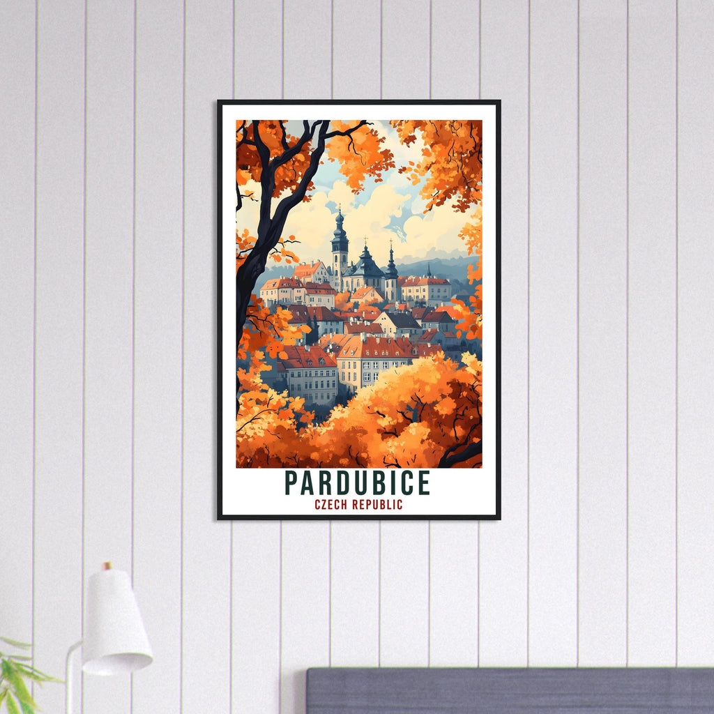 Pardubice Travel Print Czech Republic Home Decor Pardubice Wall Art Gift Wall Hanging Art Lover Pardubice Czechia Artwork Travel Poster Art