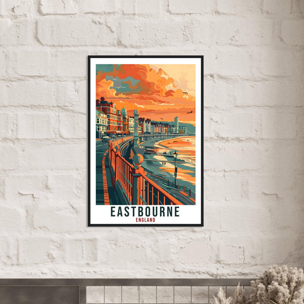 Eastbourne Travel Print Wall Art Wall Hanging Home Living Décor Eastbourne Gift Art Lovers Gift UK Artwork Gift Print England Travel Poster