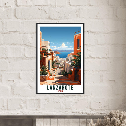 Lanzarote Travel Print Spain Home Decoration Lanzarote Spanish Wall Art Gift Wall Hanging Art Lover Spain Artwork Lanzarote Travel Poster