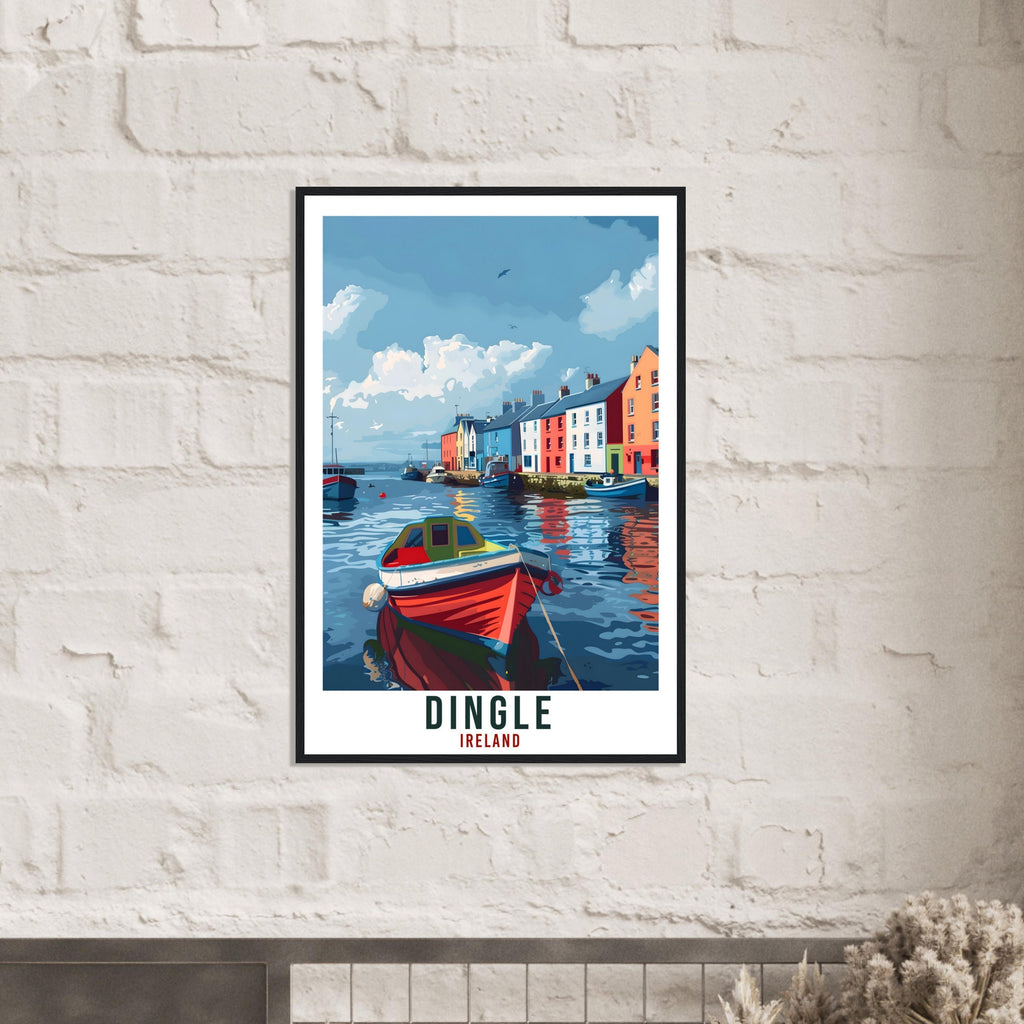 Dingle Irish Gift Travel Print Ireland Wall Art Wall Hanging Home Living Décor Dingle Gift Art Lovers Artwork Gift Ireland Travel Poster
