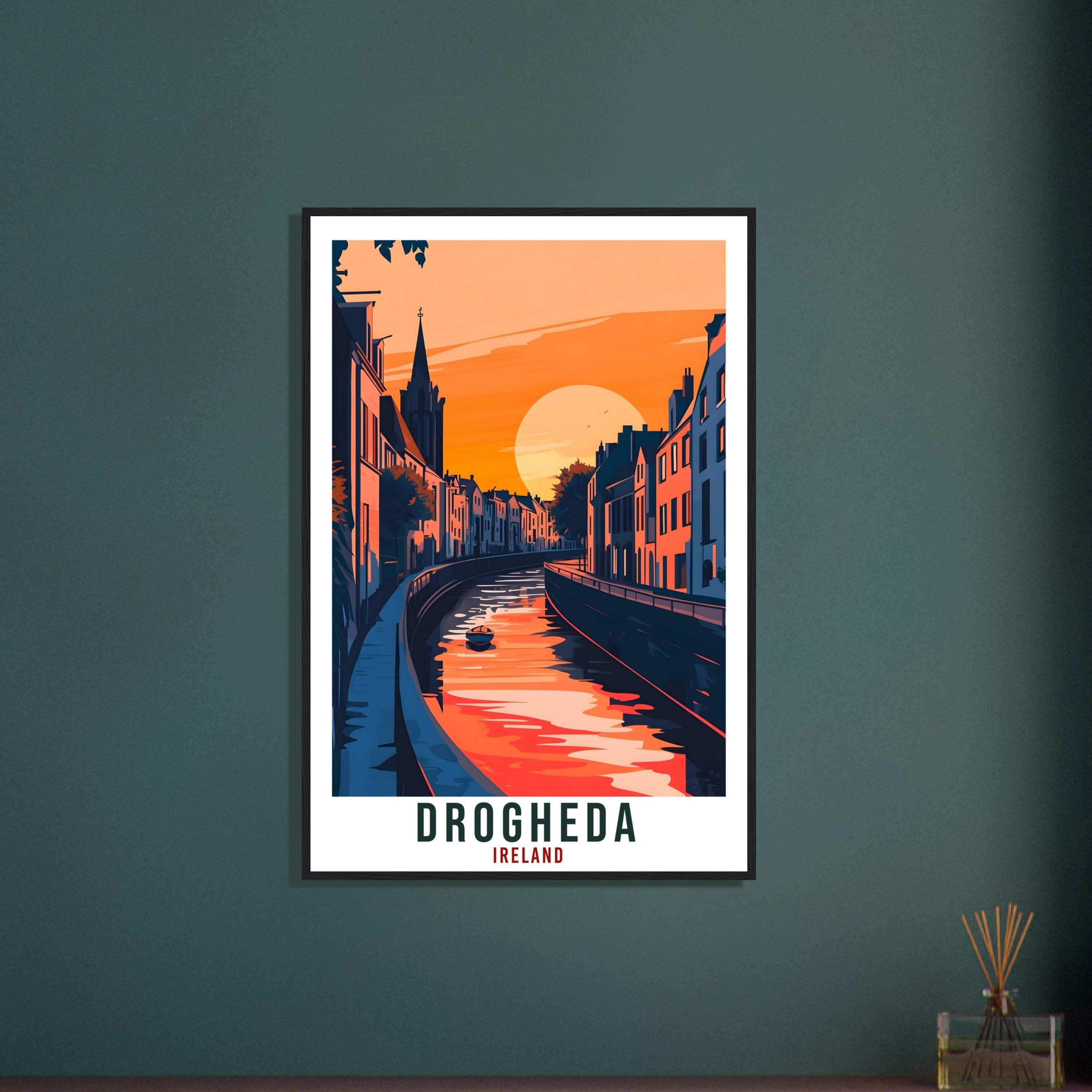Drogheda Travel Print Ireland Home Decor Drogheda Wall Art Gift Wall Hanging Art Lover Drogheda Irish Artwork Travel Poster Ireland Travel