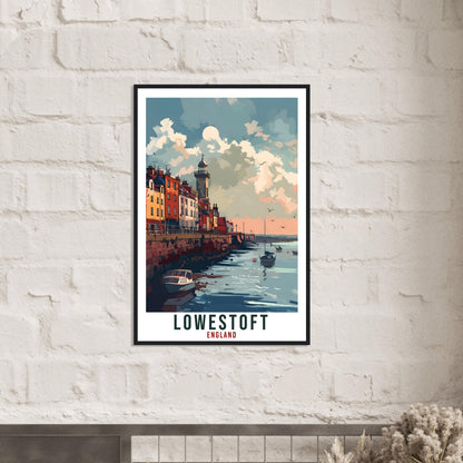 Lowestoft Travel Print Wall Art Wall Hanging Home Living Décor Lowestoft Gift Art Lovers Gift UK Artwork Gift Print England Travel Poster