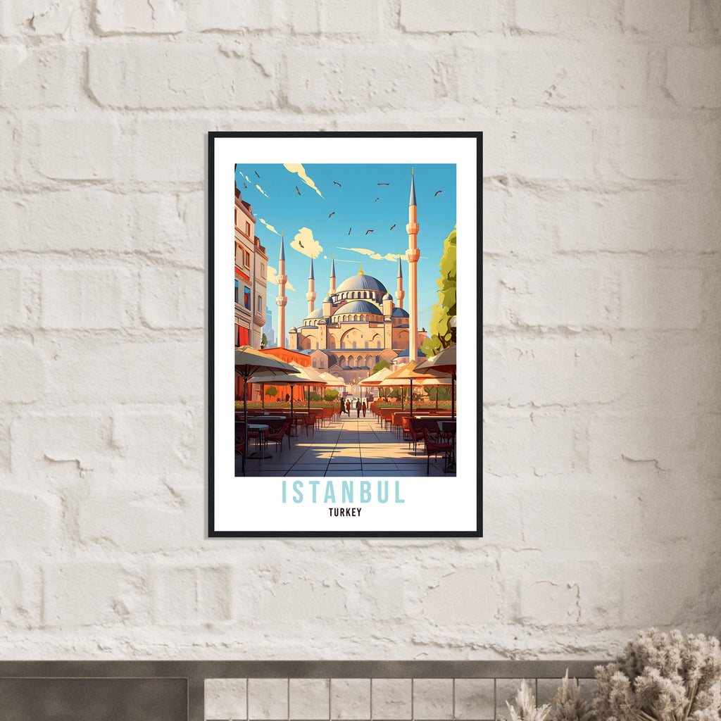 Istanbul Travel Print Wall Art Istanbul Street Wall Hanging Turkey Gift Holiday Print Vacation Art Print Istanbul Travel Gift Travel Poster