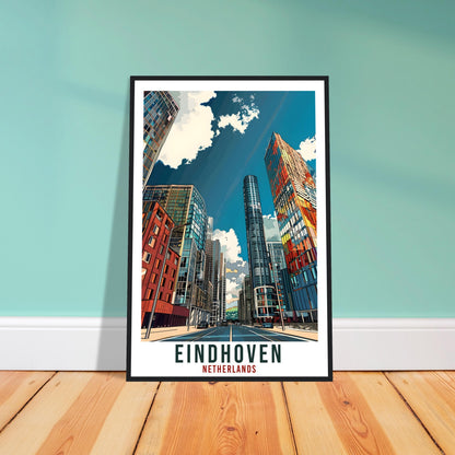 Eindhoven Travel Print Holland Wall Art Wall Hanging Home Décor Eindhoven Art Lovers Gift Dutch Artwork Gift The Netherlands Travel Poster