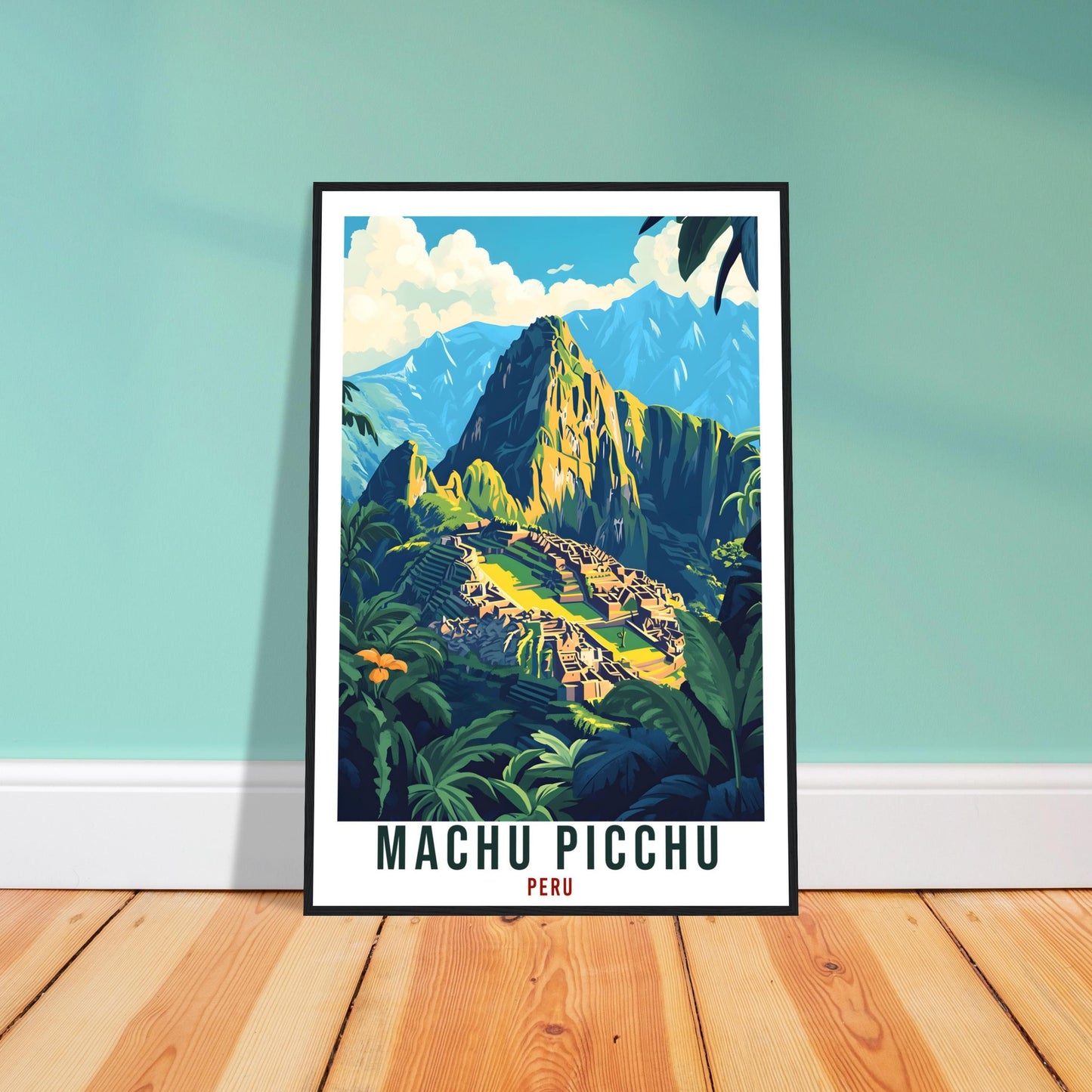 Machu Picchu Peru Travel Print Peru Home Decor Wall Art Gift Wall Hanging Art Lover Machu Picchu Peru Artwork Travel Poster Peru Travel Art