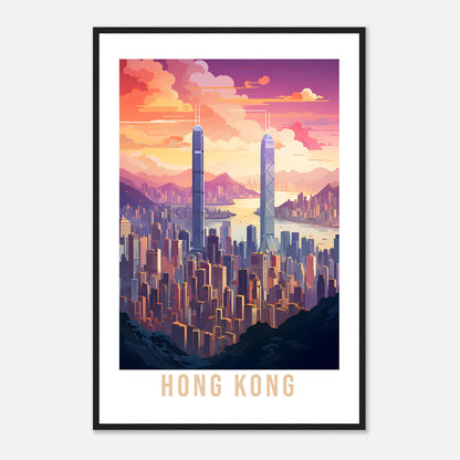 Hong Kong Travel Print Wall Art Hong Kong Home Decor Gift Holiday Print Art Print Hong Kong Travel Poster Hong Kong Art Print Cityscape