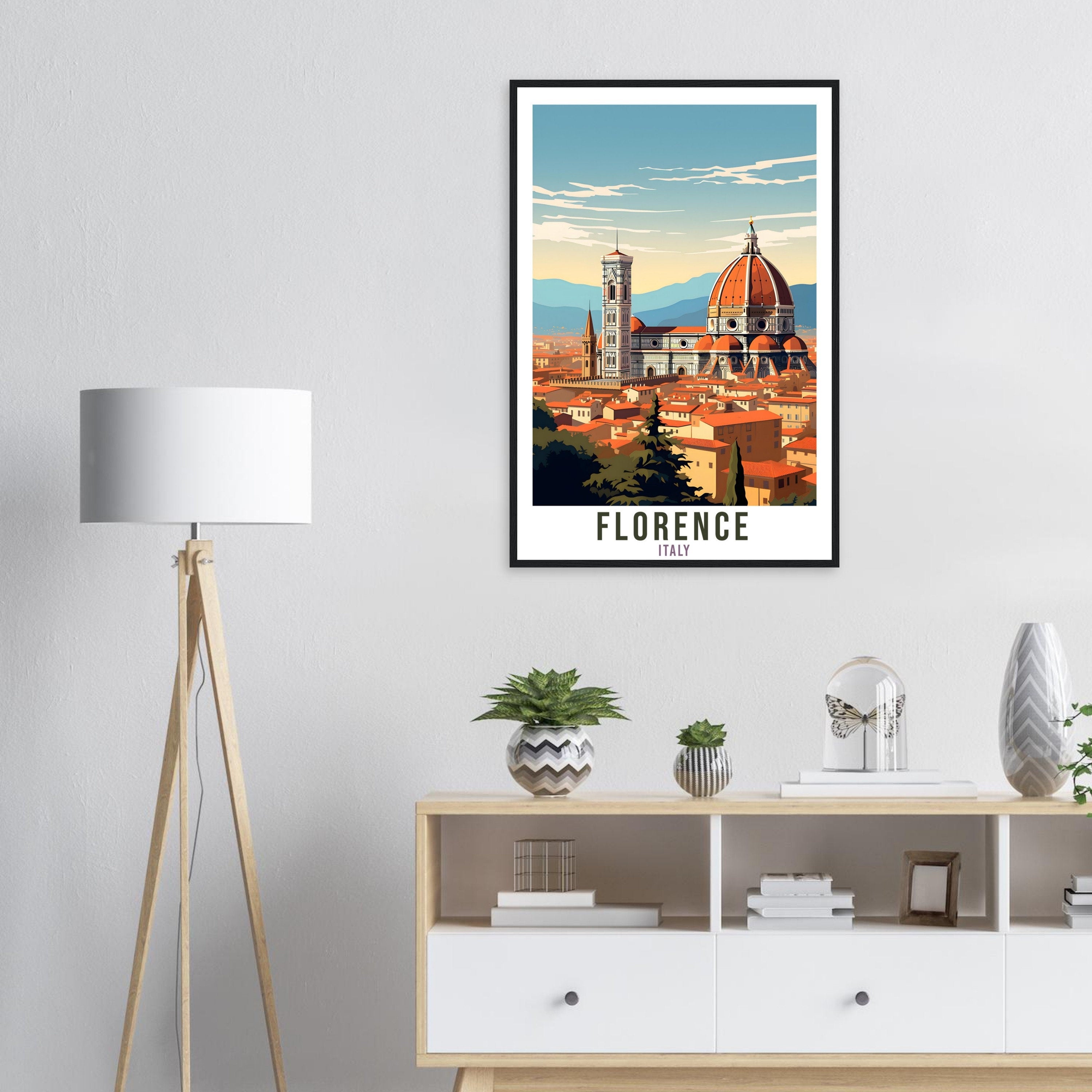 Florence Travel Print Wall Art Florence Wall Hanging Home Décor Florence Gift Art Lovers Italian Artwork Gift Print Florence Italy Print
