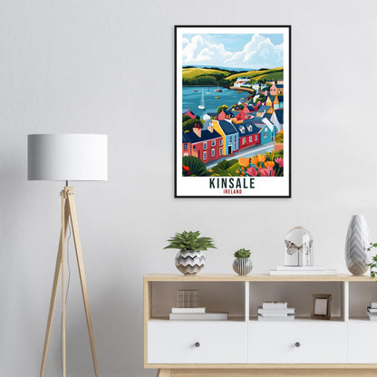 Kinsale Travel Print Ireland Home Decor Kinsale Wall Art Wall Hanging Art Lover Irish Artwork Travel Poster Kinsale Ireland Travel Art Gift