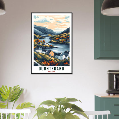 Oughterard Travel Print Ireland Home Decor Oughterard Wall Art Wall Hanging Art Lover Irish Artwork Travel Poster Oughterard Ireland Travel