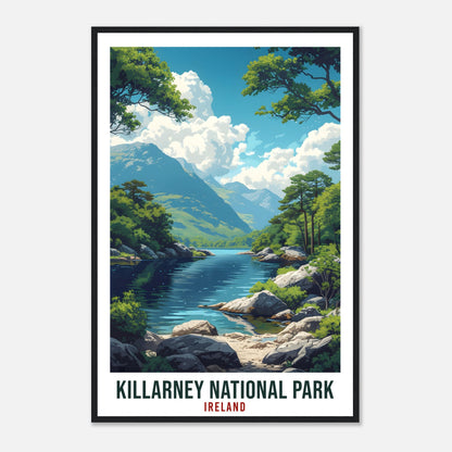 Killarney National Park Travel Print Ireland Home Decoration Wall Art Wall Hanging Art Lover Irish Artwork Ireland Killarney Travel Poster