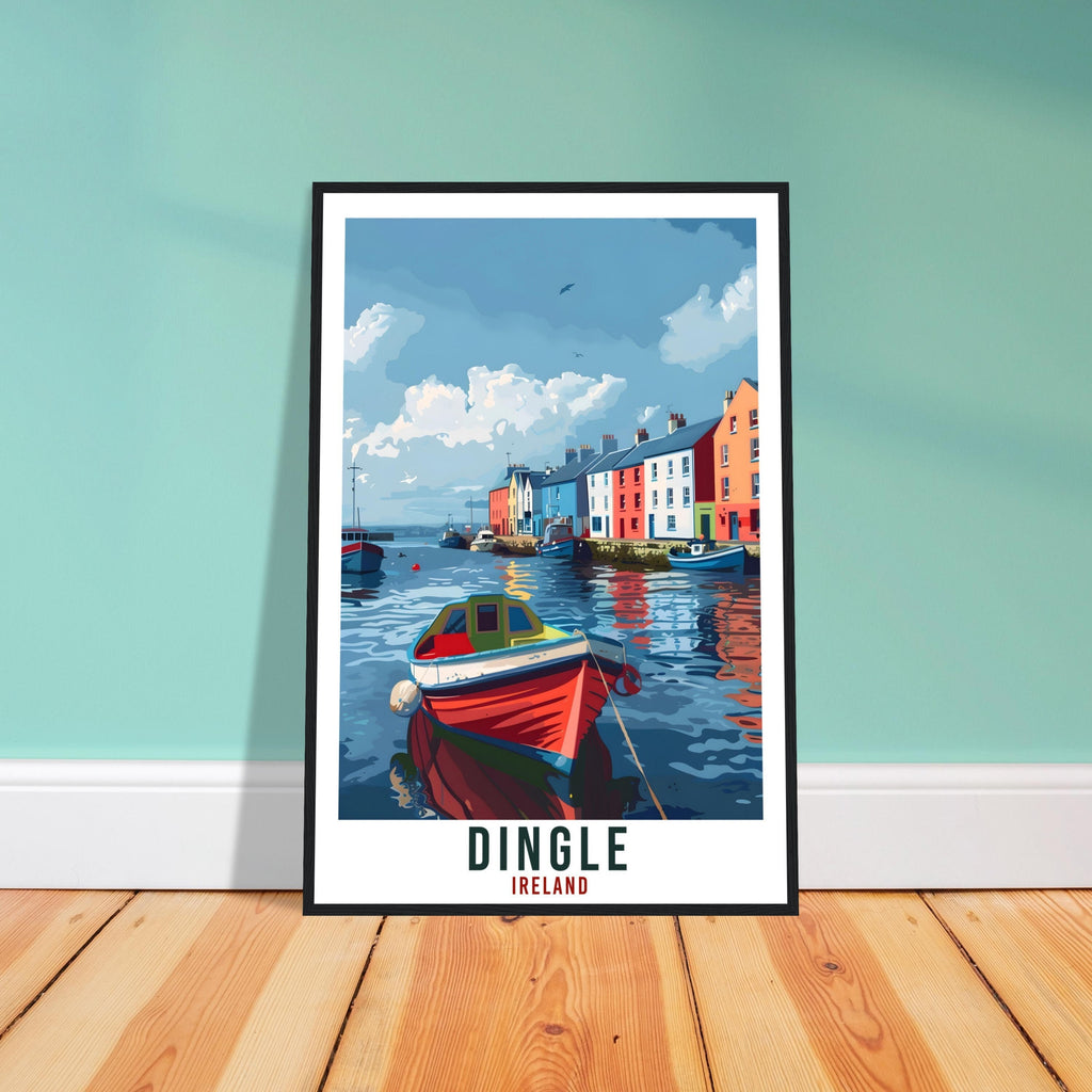 Dingle Irish Gift Travel Print Ireland Wall Art Wall Hanging Home Living Décor Dingle Gift Art Lovers Artwork Gift Ireland Travel Poster