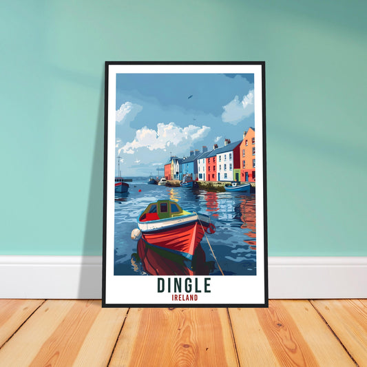 Dingle Irish Gift Travel Print Ireland Wall Art Wall Hanging Home Living Décor Dingle Gift Art Lovers Artwork Gift Ireland Travel Poster