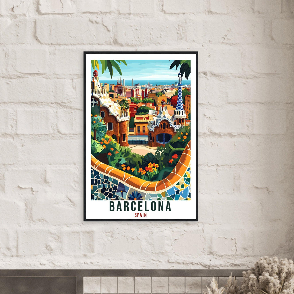 Barcelona Travel Print Spain Home Decor Barcelona Wall Art Gift Wall Hanging Art Lover Barcelona Spain Artwork Travel Poster Travel Art