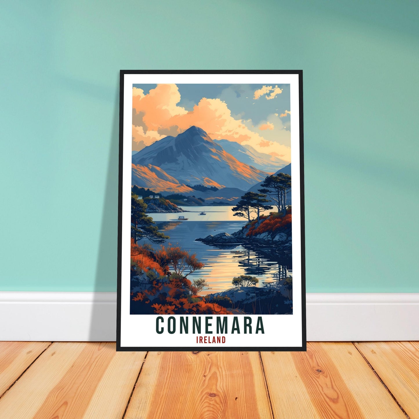 Connemara Travel Print Ireland Home Decoration Irish Wall Art Gift Wall Hanging Art Lover Irish Artwork Ireland Connemara Travel Poster