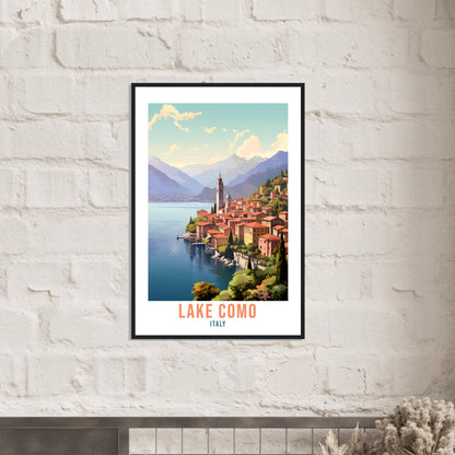 Lake Como Italy Travel Print Wall Art Como Wall Hanging Home Décor Como Gift Art Lovers Italy Art Lover Gift Print Lake Como Italy Print
