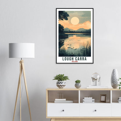 Lough Carra Travel Print Ireland Home Decor Lough Carra Wall Art Gift Wall Hanging Art Lover Mayo Irish Artwork Travel Poster Ireland Travel