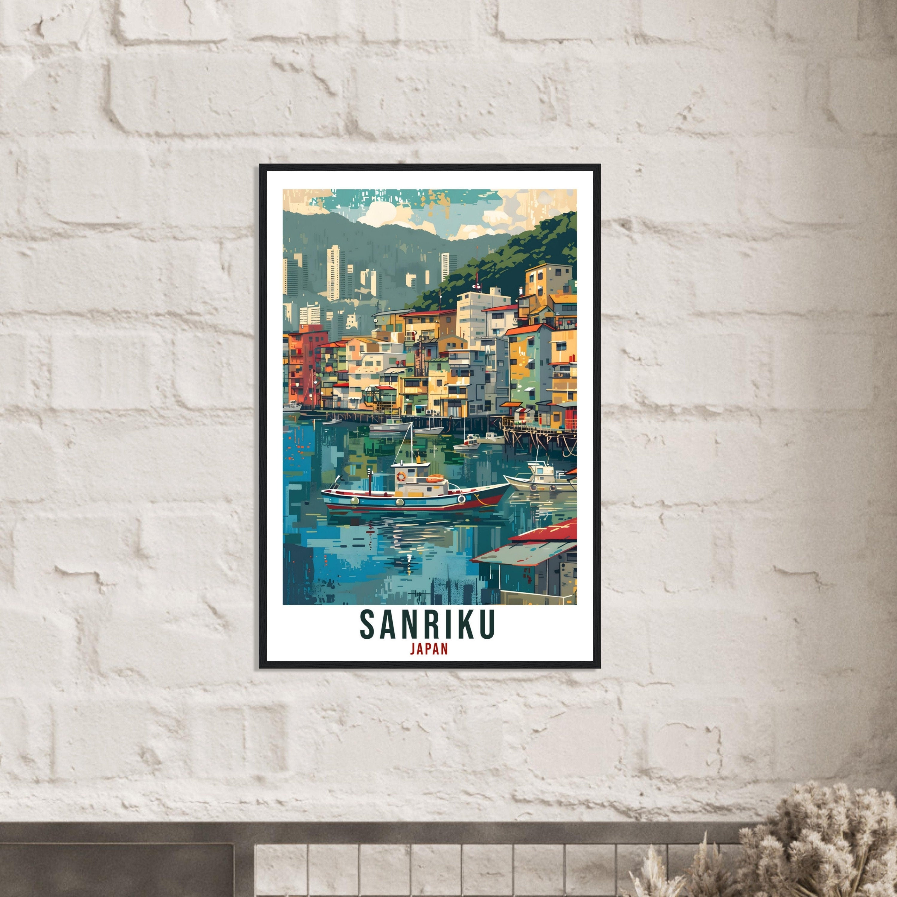 Sanriku Travel Print Japan Home Decoration Wall Art Gift Wall Hanging Art Lover Japanese Artwork Japan Sanriku Coast Travel Poster Print