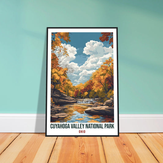Cuyahoga Valley National Park Ohio USA Travel Print Wall Art Wall Hanging Décor Alajuela Gift Travel Art USA Walking Artwork Travel Poster