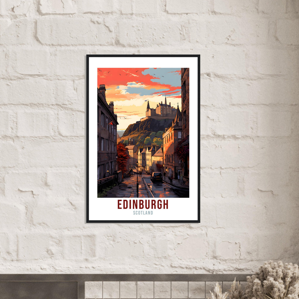 Edinburgh City Print Edinburgh Home Decor Scottish City Art Print Edinburgh Wall Art Scotland Enthusiast Holiday Gift Wall Hanging Edinburgh