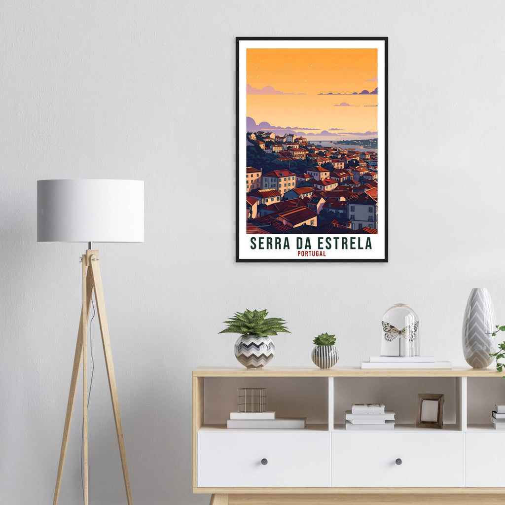 Serra Da Estrela Travel Print Portugal Wall Art Wall Hanging Home Décor Serra Da Estrela Gift Portugal Artwork Gift Portugal Travel Poster