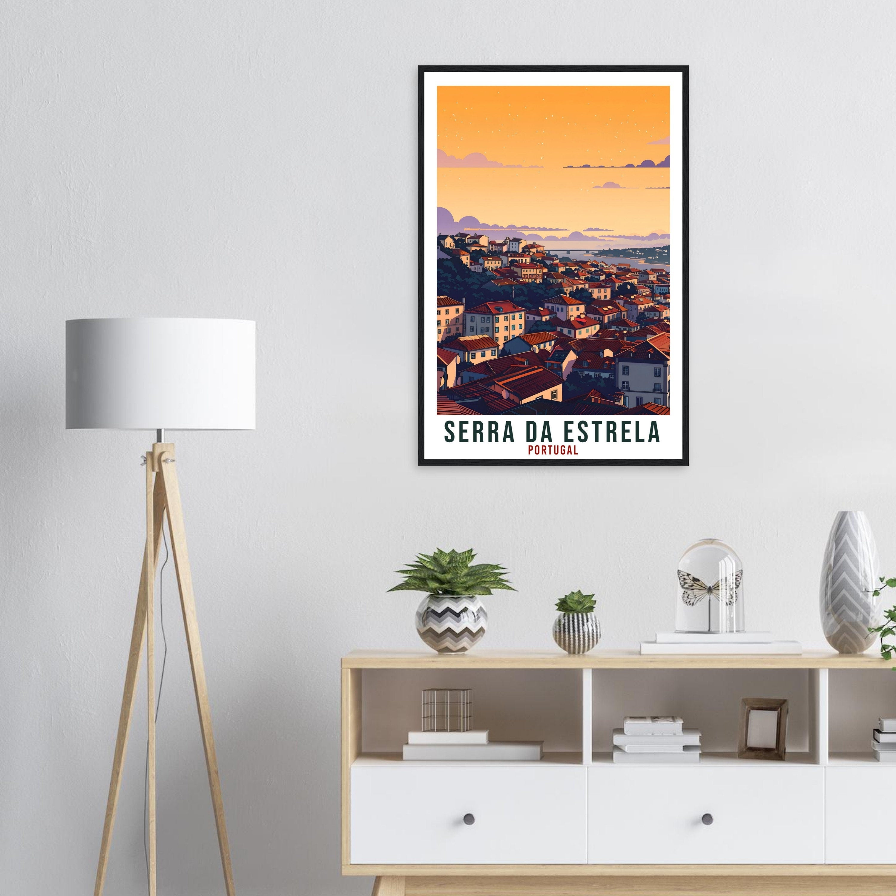 Serra Da Estrela Travel Print Portugal Wall Art Wall Hanging Home Décor Serra Da Estrela Gift Portugal Artwork Gift Portugal Travel Poster