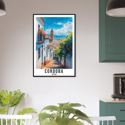 Cordoba Travel Print Spain Home Decoration Cordoba Spanish City Wall Art Gift Wall Hanging Art Lover Spain Artwork Cordoba Travel Poster