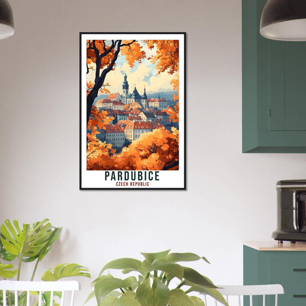 Pardubice Travel Print Czech Republic Home Decor Pardubice Wall Art Gift Wall Hanging Art Lover Pardubice Czechia Artwork Travel Poster Art