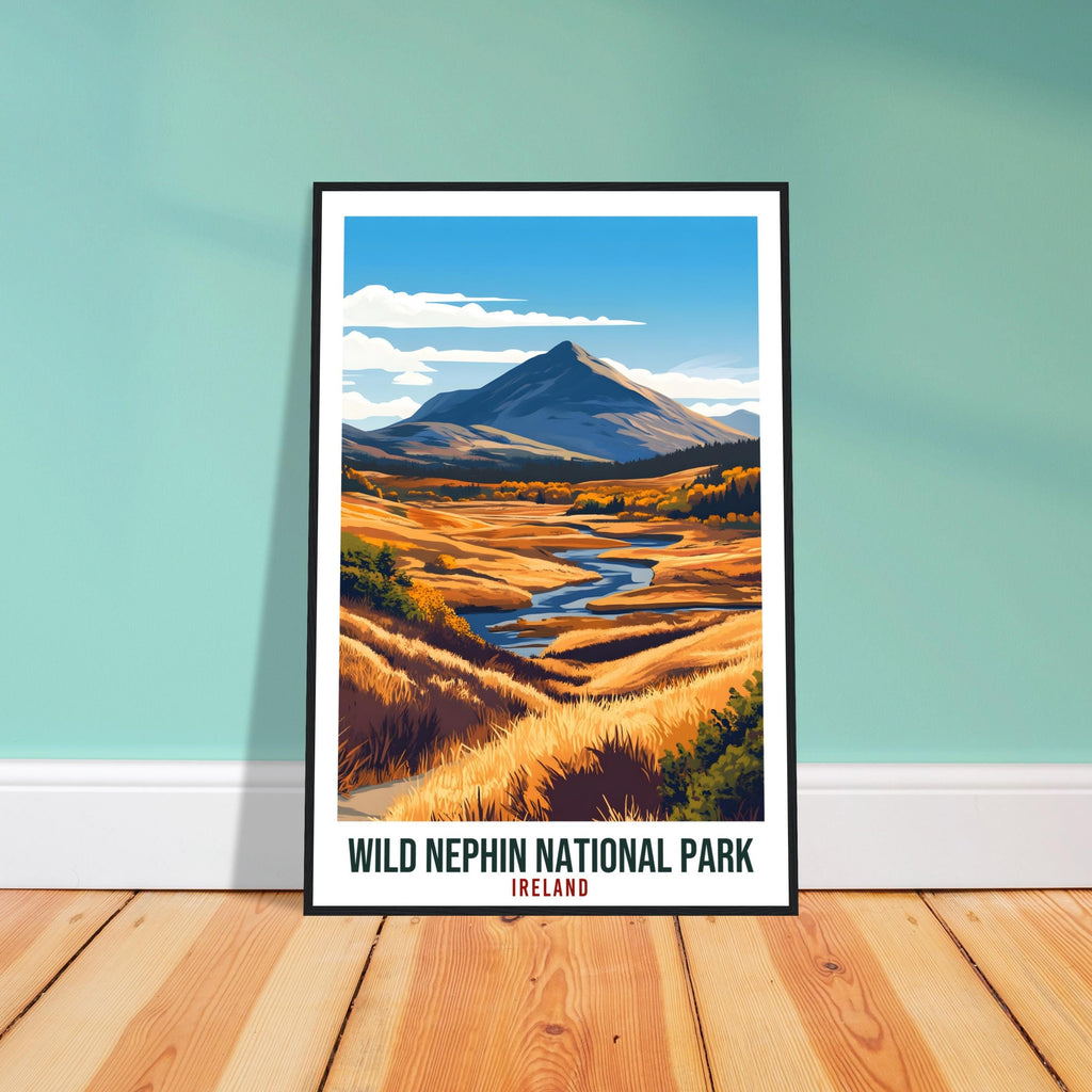 Wild Nephin National Park Travel Print Ireland Home Decor Wild Nephin Wall Art Wall Hanging Irish Artwork Travel Poster Wild Nephin Ireland