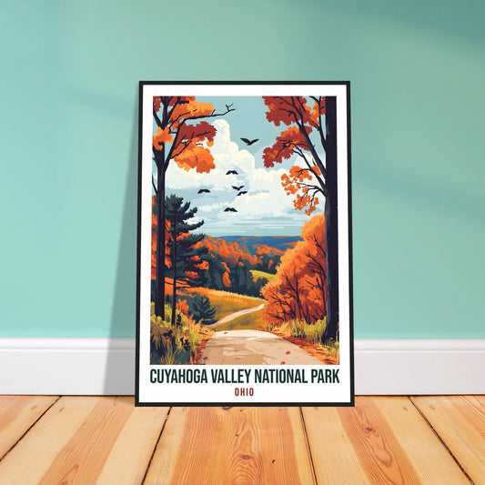 Cuyahoga Valley National Park Ohio USA Travel Print Wall Art Wall Hanging Décor Cuyahoga Valley Gift Travel Art USA Artwork Travel Poster