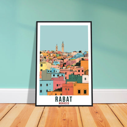 Rabat Morocco Travel Print Rabat Wall Art Wall Hanging Home Décor Rabat Gift Art Lovers Morocco Artwork Gift Print African Landmark Poster