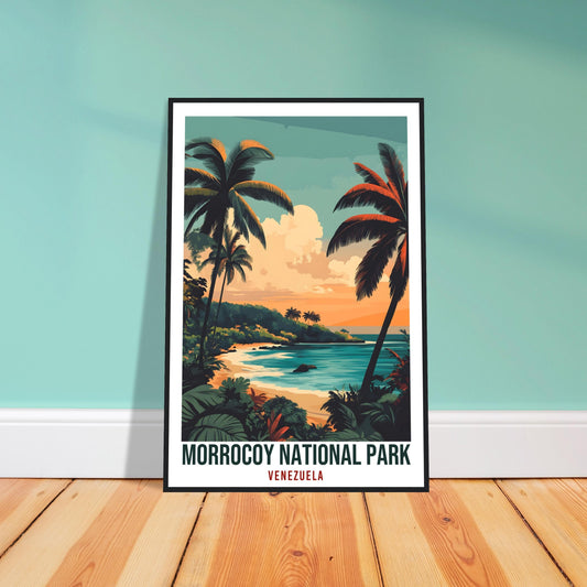 Morrocoy National Park Travel Print Venezuela Decor Wall Art Wall Hanging Art Lover Morrocoy Venezuelan Artwork Travel Poster Travel Art