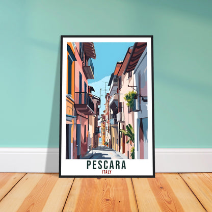 Pescara Travel Print Italy Wall Art Wall Hanging Home Living Décor Pescara Gift Art Lovers Gift Italy Artwork Gift Italian Travel Poster