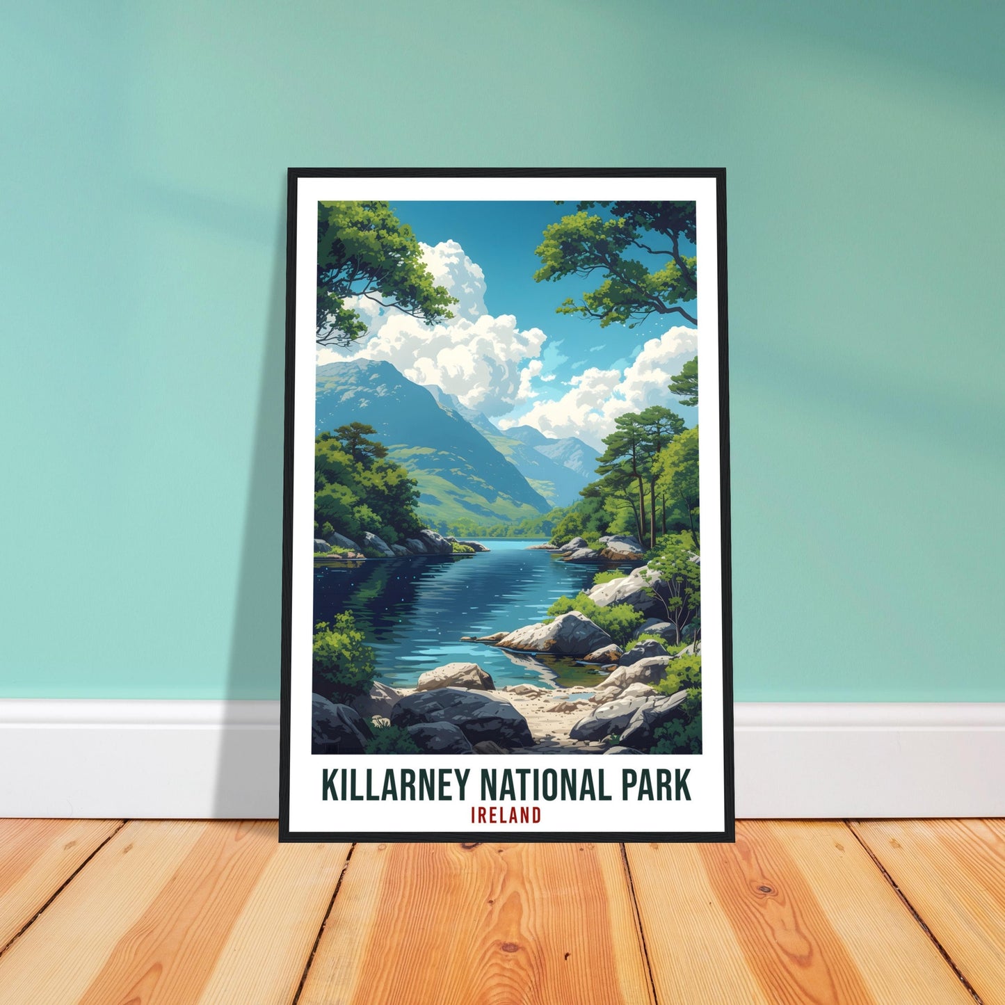 Killarney National Park Travel Print Ireland Home Decoration Wall Art Wall Hanging Art Lover Irish Artwork Ireland Killarney Travel Poster