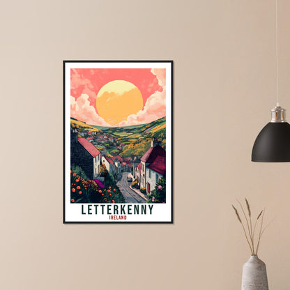 Letterkenny Travel Print Ireland Home Decor Wall Art Gift Wall Hanging Art Lover Letterkenny Irish Artwork Travel Poster Ireland Travel Art