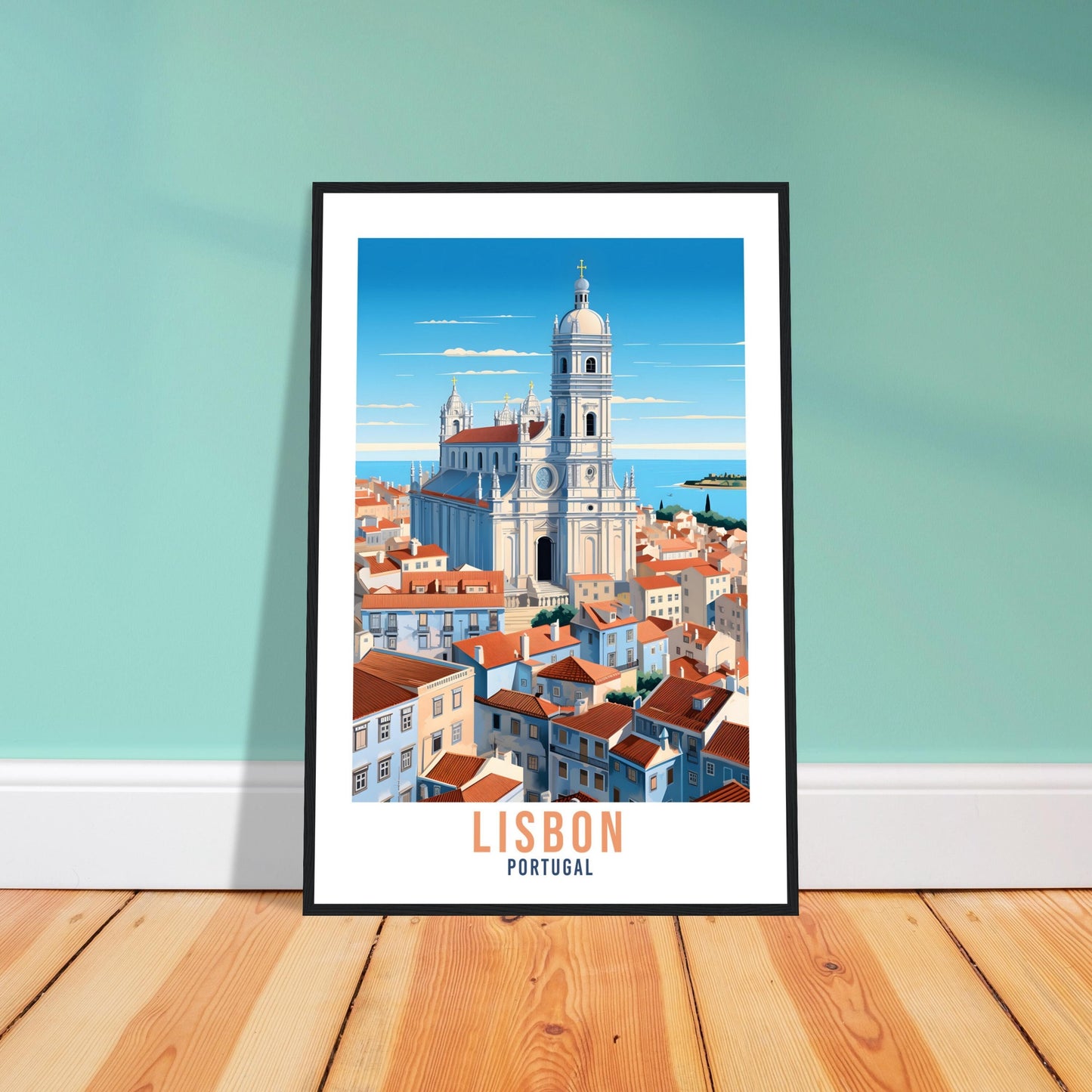 Lisbon Travel Print Wall Art Lisbon Wall Hanging Portugal Gift Lisbon Wall Art Print Art Print Lisbon Travel Gift Travel Poster Lisbon City