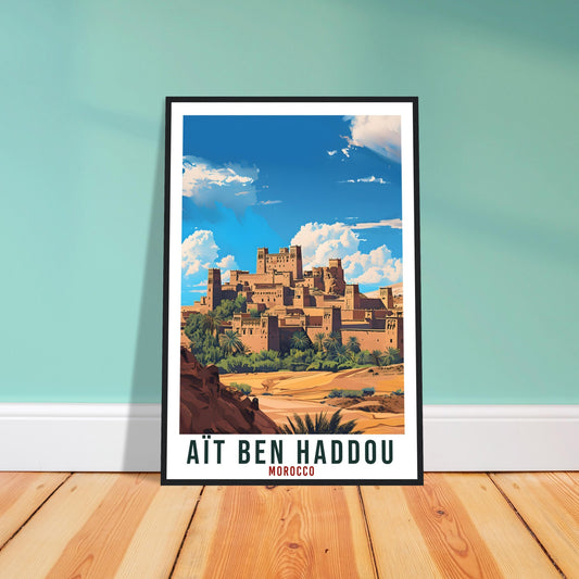 Ait Ben Haddou Morocco Travel Print Wall Art Wall Hanging Home Décor Ait Ben Haddou Gift Art Lovers Morocco Artwork Gift Print Africa Poster