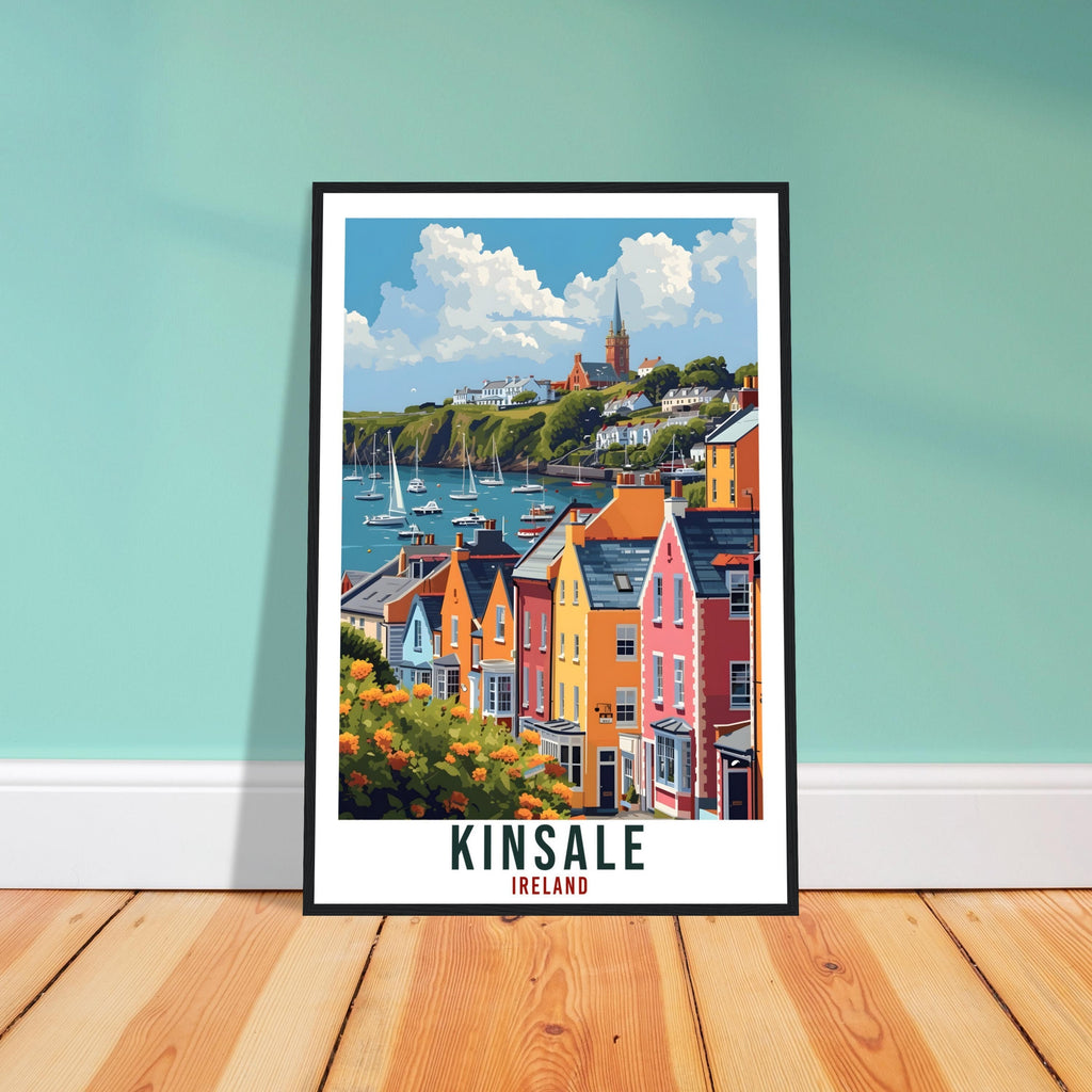 Kinsale Travel Print Ireland Home Decoration Kinsale Wall Art Gift Wall Hanging Art Lover Irish Artwork Ireland Kinsale Travel Poster Gift